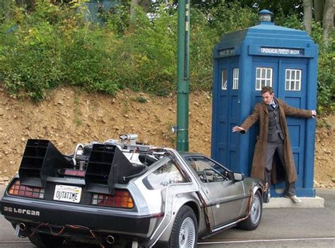 Doctor Who Back To The Future Time And Relative
