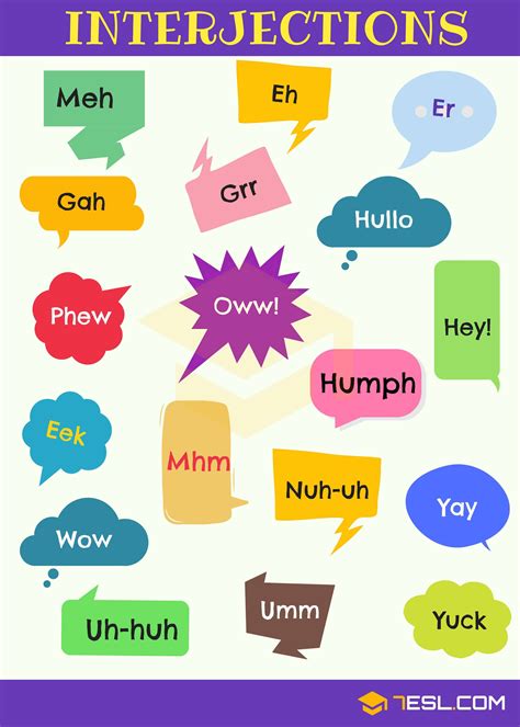 Mastering Interjections With Cool Interjection Examples 7esl