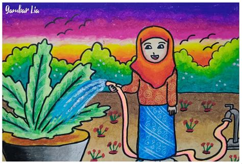 198 gambar ilustrasi cerita rakyat yang mudah digambar gambarilus. Contoh Cerita Bergambar Tentang Lingkungan / Gambar Gotong ...