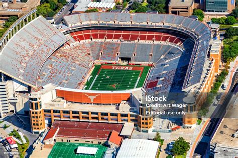 Darrell K Royal Texas Memorial Stadium Aerial Stock Photo Download