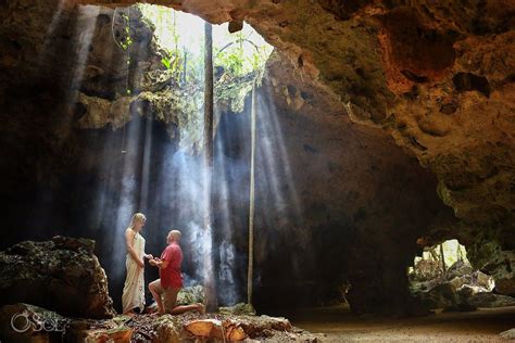 The Sacred Cenote Is One Of Our Top Picks For A Secret Marriage Proposal In One Of The Most Mind