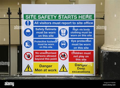 Construction Safety Sign Boards