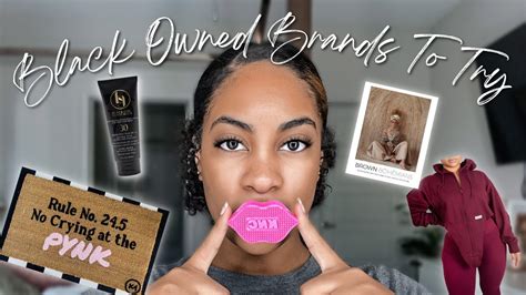 Black Owned Brands You Should Try Shopping Haul 2021 Youtube