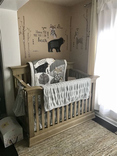 √ Woodland Themed Baby Room