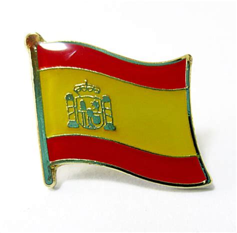 Spain National Flag Metal Lapel Pin Flag Pin Ebay