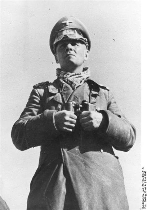 Photo German Field Marshal Erwin Rommel In North Africa Jun 1942