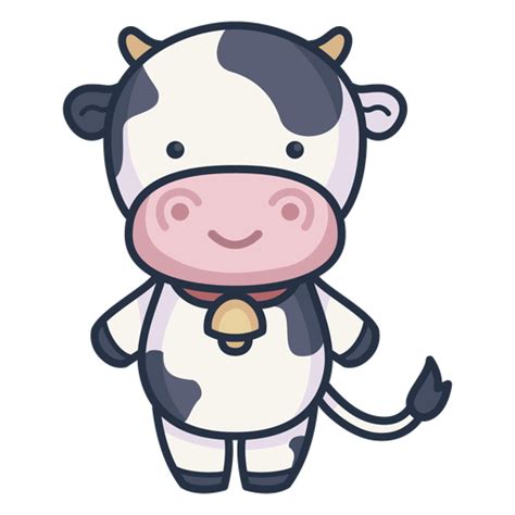 Cute Cow Character Transparent Png And Svg Vector File