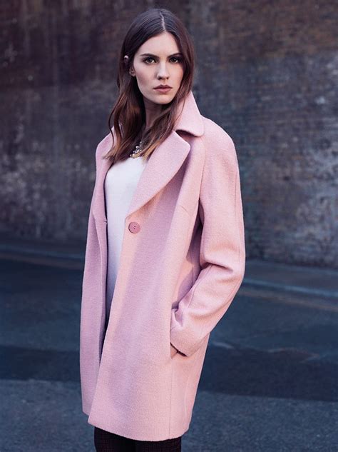 Austin Reed Women S Pink Cocoon Coat Winter 2014 Collection Fashion Fashion Collection