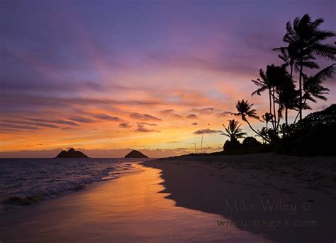 Sunrise At Lanikai Beach Oahu Mike Wiley Flickr