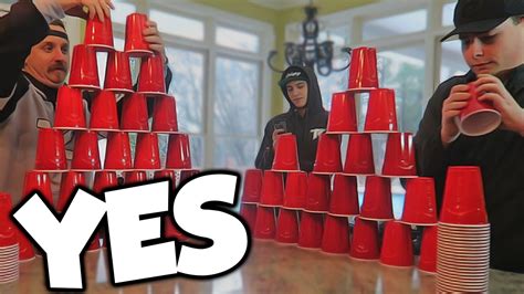 Cup Stacking Challenge With The Tk House Youtube