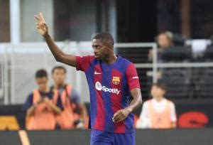 Ousmane Dembele Menggila Lawan Real Madrid Xavi Hernandez Tak Tutup