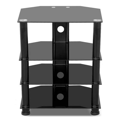 Prices shown are standard retail prices, orders placed will have contract pricing applied when processed. go2buy 4 Tier Black Glass Media Component Stand Audio Rack ...
