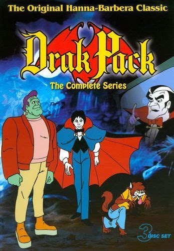 Drak Pack The Complete Series 3 Discs Dvd 80s Cartoons Hanna