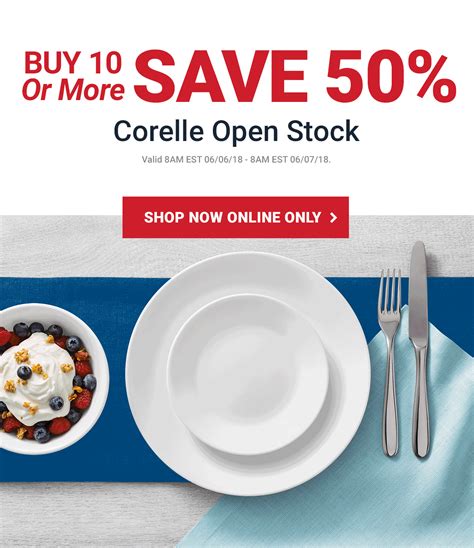Corelle Open Stock