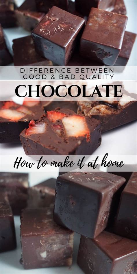 Differences Between Good And Bad Quality Chocolate And How