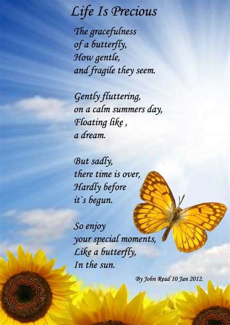 Life Is Precious Picture Poems Poems About Life Famous Poems
