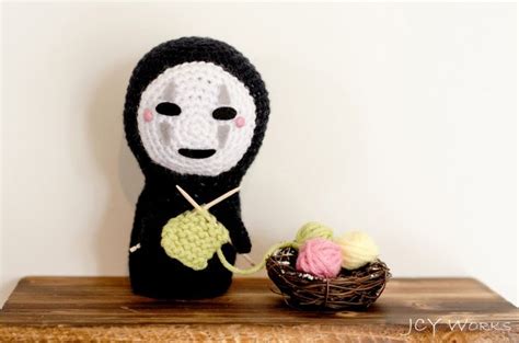 No Face Kaonashi Mittens Amigurumi And Chart Plus Knit And Crochet