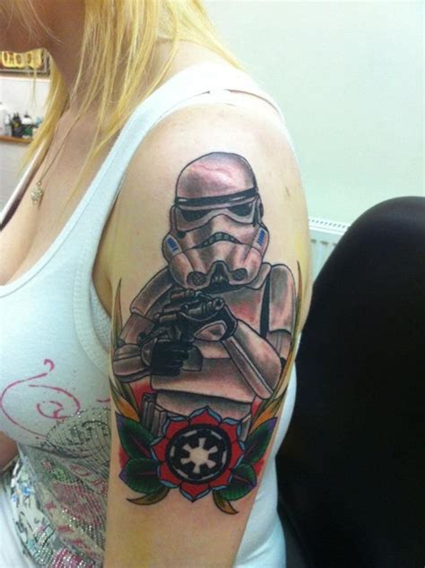 The millennium falcon is luxuriously discerning for rebels, and followers of the empire share their fond appreciation of the death star. 45 Best Star Wars Tattoo Designs in 2017