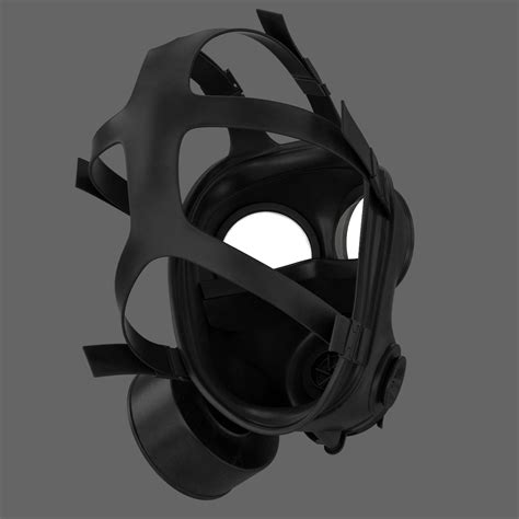 Army S10 Gas Mask 3d Turbosquid 1264254
