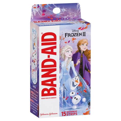 Buy Band Aid Character Adhesive Bandages Disney Frozen 15 Pack Online