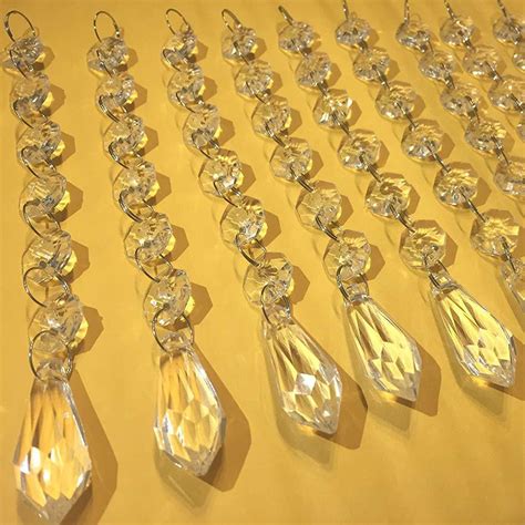30pcs Acrylic Crystal Beads Chain Chandelier Garland Hanging Wedding