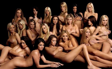 Girl Group Of Nude Women