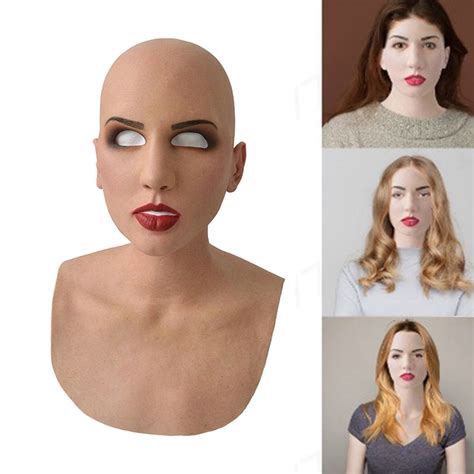 Realistic Women Mask Horror Halloween Cosplay Mask Masquerade Desperate