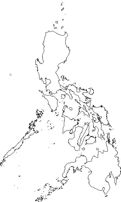 Philippine Map Outline High Resolution