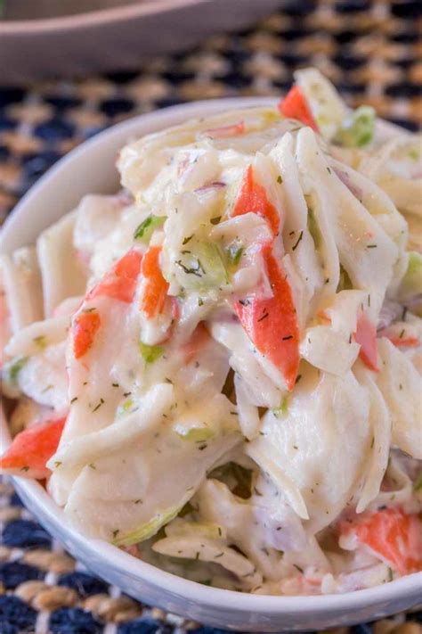 Crab Salad With Celery And Mayonnaise Is A Delicious And Inexpensive