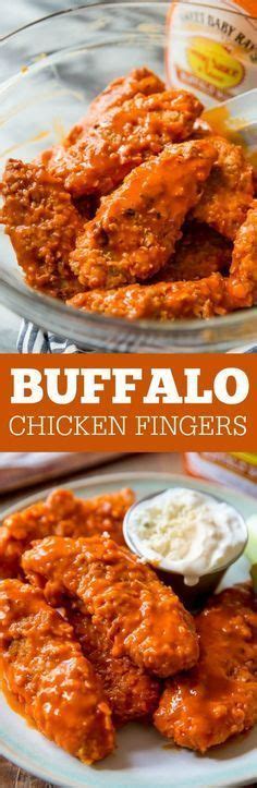 Crispy Baked Buffalo Chicken Fingers Recipe Baked Buffalo Chicken