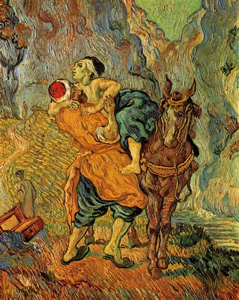 The Good Samaritan After Delacroix 1890 Vincent Van Gogh