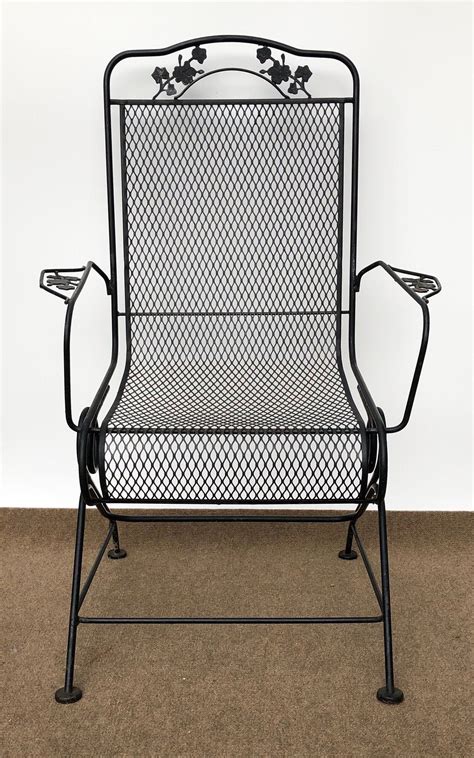 Wrought Iron Mesh Patio Chairs 7 Pictures Modernchairs