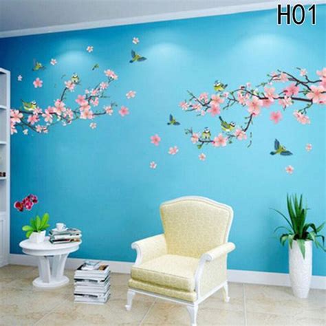 Generic Sakura Wall Stickers Kids Rooms Bedroom Living Room Diy Art Pvc