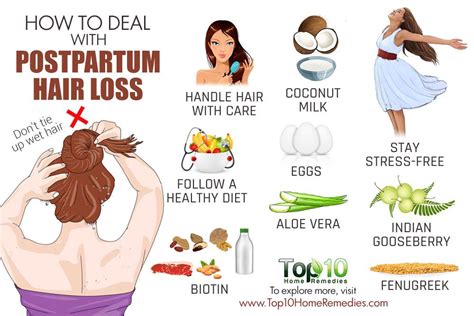 The hormone cortisol causes hair loss and slows down hair growth. How to Deal with Postpartum Hair Loss | Top 10 Home Remedies