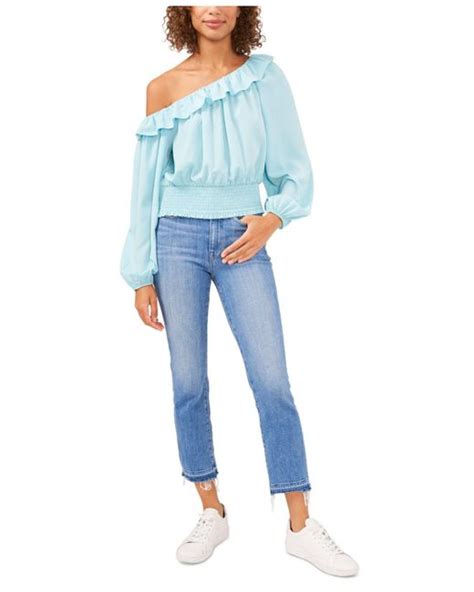 Riley And Rae Synthetic Ruffled Off The Shoulder Blouse Created For Macy