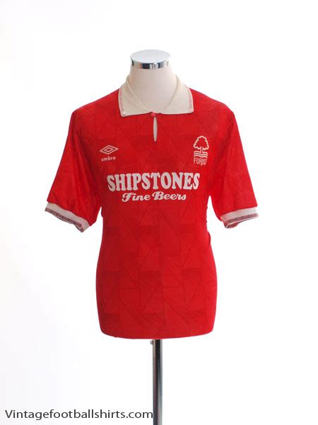 1990 92 nottingham forest home shirt m