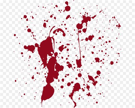 Blood Splatter Film A Mass Of Blood Png Download 25011412 Free