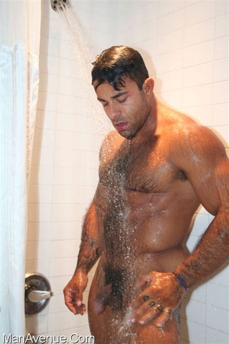 Manavenue Hairy And Muscular Dalton Takes A Shower Rough