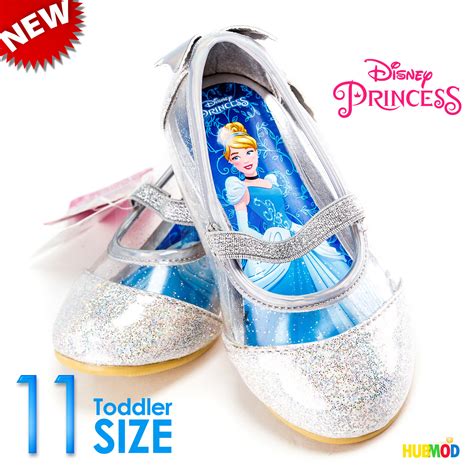 Disney Toddler Girls Princess Cinderella Ballet Flats Sparkling Shoe