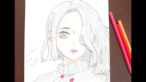 Anime Girl Easy Drawing At Explore