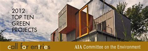Call For Submissions 2012 Aiacote Top Ten Green Project Awards