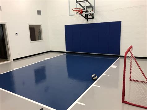 Indoor Basketball Court Traditional Home Gym Minneapolis By