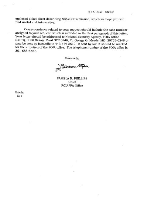 Cover letters to send with resumes follow the format of a formal business letter. The Chaocipher Clearing House: FOIA Response
