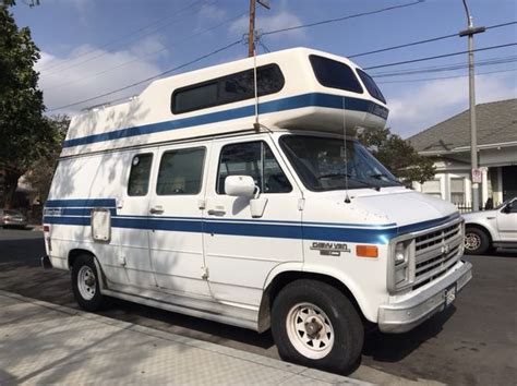 1989 Chevy G20 Horizon Camper Van For Sale In Huntington Beach Ca