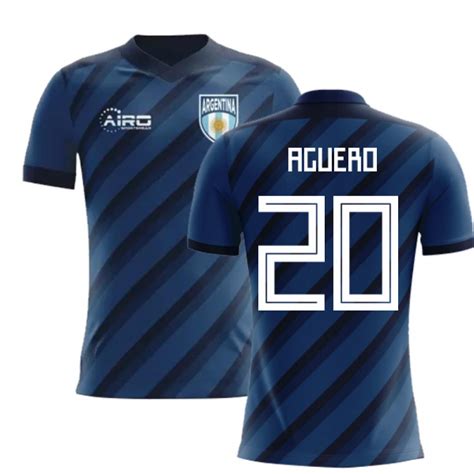 Including transparent png clip art, cartoon, icon, logo, silhouette, watercolors, outlines, etc. 2020-2021 Argentina Away Concept Football Shirt (Aguero 20)