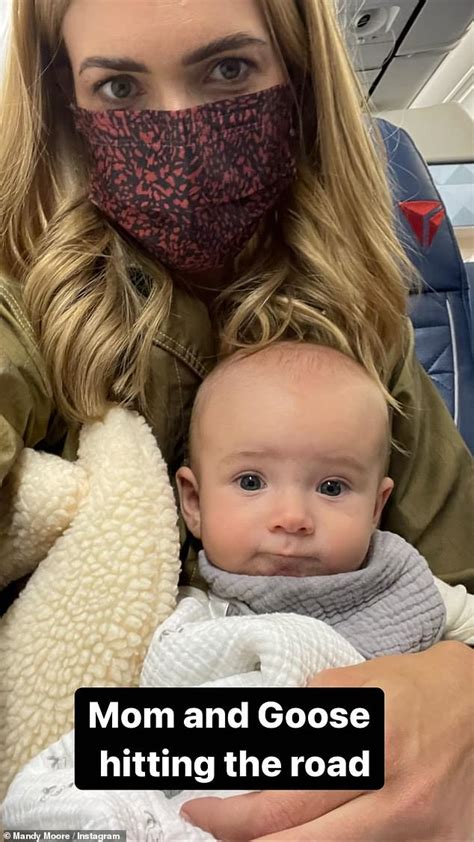 Mandy Moore Gushes That Her Son Gus Six Months Is Already Such A Sweet Mellow Traveler
