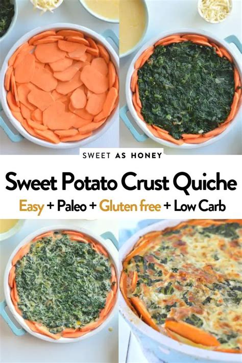 Sweet Potato Crust Quiche An Easy Spinach Quiche Recipe Sweet