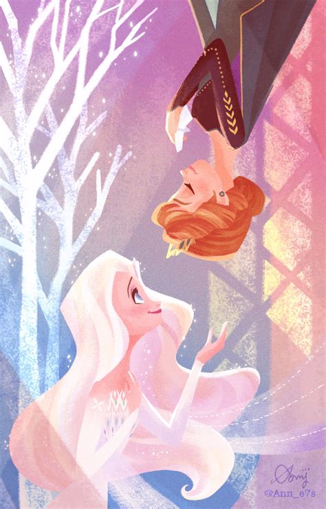 Elsa And Anna Frozen 2 Fan Art 43429483 Fanpop