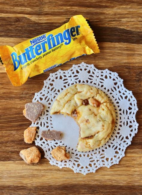 Butterfinger Cookies Recipe Just 4 Ingredients The Frugal Girls