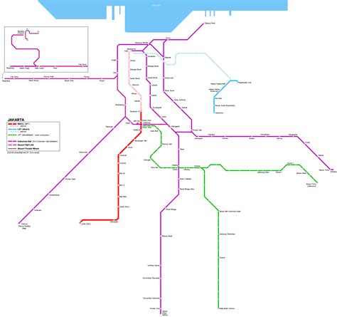 Urbanrailnet Asia Indonesia Jakarta Metro Mrt